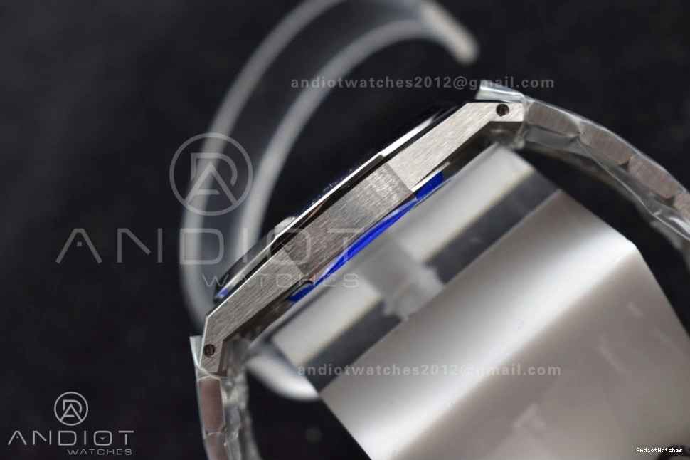 SS Textured Royal A Supportive on 39mm ZF Bracelet Oak SS 15202 1043 1:1 Edition Best Dial Blue 1218